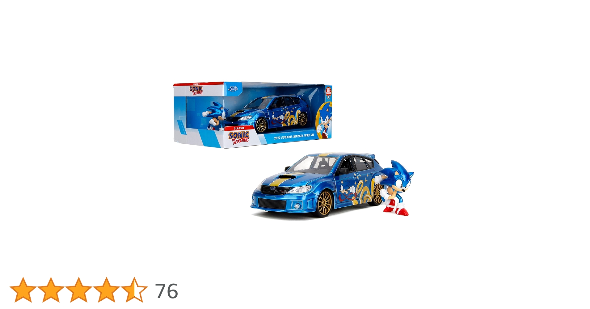 ソニック・ザ・ヘッジホッグ ミニカー　スバル インプレッサ WRX STI Amazon.com: Sonic The Hedgehog 1:24 2012 Subaru Impreza WRX